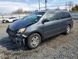 2006 Honda Odyssey EX-L with VIN 5FNRL38706B415413, listed as a Copart auction lot 50725115 with 180,010 mi miles and Salvage Title. Bid and sale history available at carsss.com. Image 1.