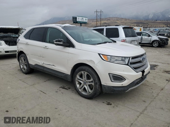 2017 Ford Edge Titanium z VIN 2FMPK4K80HBB69248, wystawiony jako Copart lot #87842685 z przebiegiem 210 209 mil mil oraz Szkoda całkowita • Salvage title. Historia ofert i sprzedaży dostępna na DreamBid. Obrazek 4.