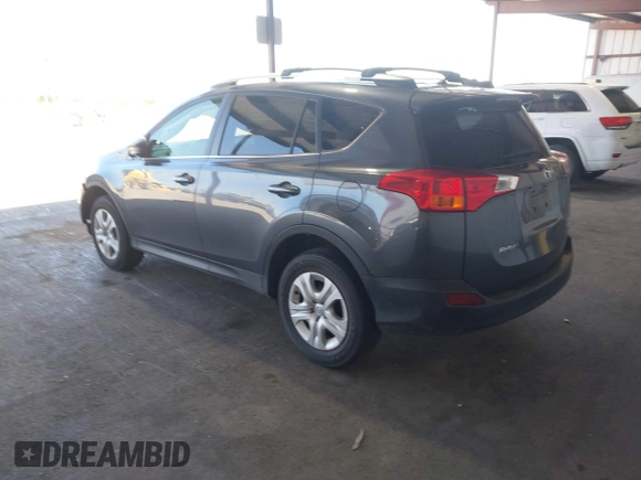 2015 Toyota RAV4 LE with VIN JTMBFREVXFD135116, listed as a IAAI auction lot 42533991 with 175,363 mi miles and . Bid and sale history available at DreamBid. Image 3.