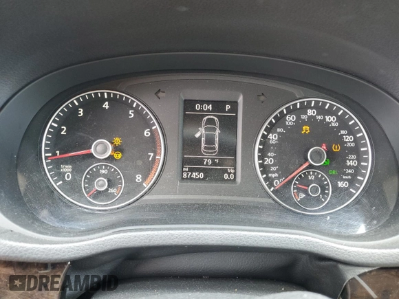 2015 Volkswagen Passat SEL Premium with VIN 1VWCT7A33FC123141, listed as a Copart auction lot 53284595 with 87,450 mi miles and Salvage title. Bid and sale history available at DreamBid. Image 9.