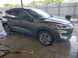 2020 Ford Escape SEL with VIN 1FMCU0H69LUC66670, listed as a Copart auction lot 60316755 with 30,281 mi miles and Non repairable. Bid and sale history available at DreamBid. Image 4.