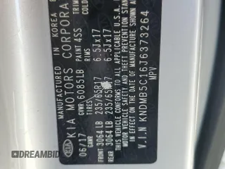2018 Kia Sedona LX with VIN KNDMB5C16J6373264, listed as a Copart auction lot 53598725 with 94,142 mi miles and Salvage Title. Bid and sale history available at carsss.com. Image 13.