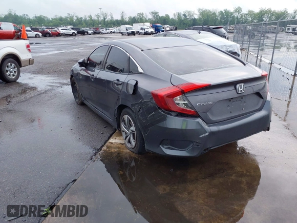 2019 Honda Civic Sedan LX with VIN 2HGFC2F60KH537797, listed as a IAAI auction lot 42119603 with 1 mi miles. Bid and sale history available at carsss.com. Image 3.