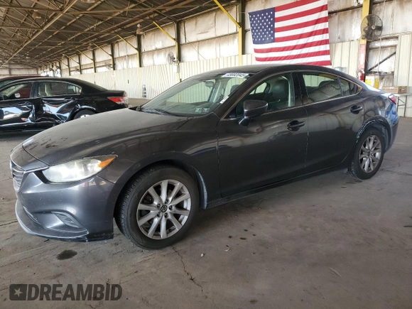 2015 Mazda 6 i Sport with VIN JM1GJ1U68F1177754, listed as a Copart auction lot 45692045 with 164,905 mi miles and Clean Title. Bid and sale history available at DreamBid. Image 1.