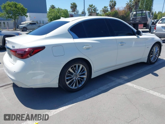 2018 Infiniti Q50 Sport z VIN JN1EV7AP2JM365370, wystawiony jako IAAI lot #42157933 z przebiegiem 61 054 mil mil oraz . Historia ofert i sprzedaży dostępna na DreamBid. Obrazek 4.
