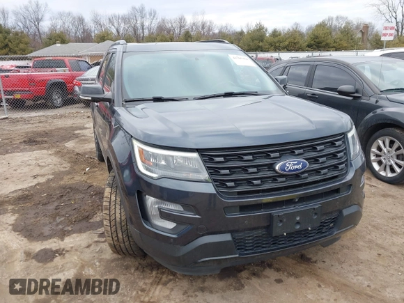 2017 Ford Explorer Sport with VIN 1FM5K8GT7HGC82568, listed as a IAAI auction lot 41705450 with 91,694 mi miles and . Bid and sale history available at carsss.com. Image 1.