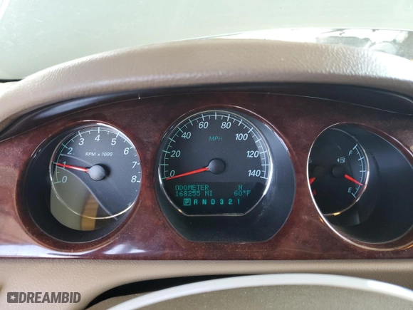 2006 Buick Lucerne CXL with VIN 1G4HD572X6U204989, listed as a Copart auction lot 51099895 with 168,255 mi miles and Salvage Title. Bid and sale history available at carsss.com. Image 9.