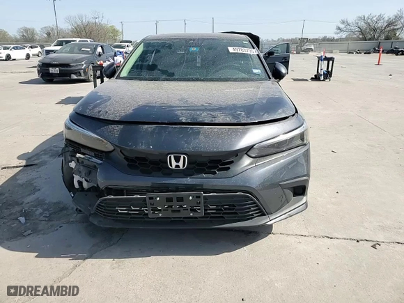 2022 Honda Civic Hatchback EX-L with VIN 19XFL1H72NE024159, listed as a Copart auction lot 49783795 with 19,336 mi miles and Salvage Title. Bid and sale history available at carsss.com. Image 10.