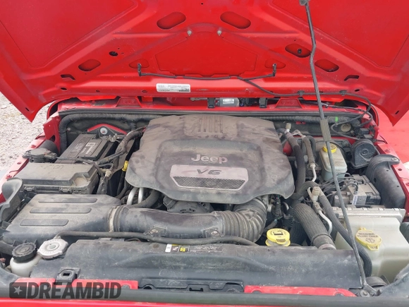 2015 Jeep Wrangler Sport with VIN 1C4GJWAGXFL686842, listed as a IAAI auction lot 42040058 with 154,091 mi miles. Bid and sale history available at carsss.com. Image 10.