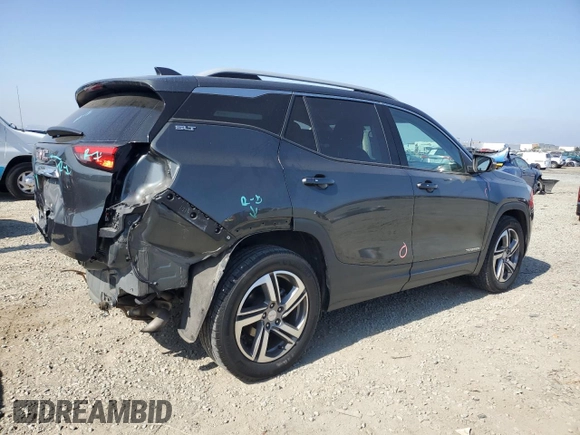 2020 GMC Terrain SLT with VIN 3GKALPEV3LL234587, listed as a Copart auction lot 61223135 with 37,989 mi miles and Salvage title. Bid and sale history available at DreamBid. Image 3.