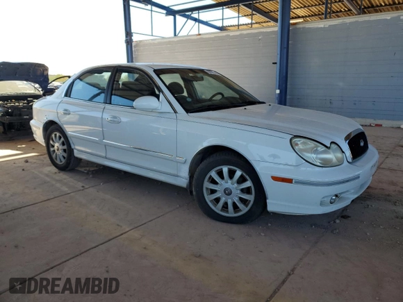 2003 Hyundai Sonata GLS with VIN KMHWF35H43A876198, listed as a Copart auction lot 80966694 with 134,928 mi miles and Clean Title. Bid and sale history available at carsss.com. Image 4.