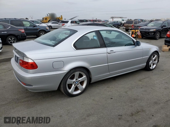 2004 BMW 3 Series 325Ci z VIN WBABV13464JT20306, wystawiony jako Copart lot #79037574 z przebiegiem 136 852 mil mil oraz Czysty tytuł • Clean title. Historia ofert i sprzedaży dostępna na DreamBid. Obrazek 3.