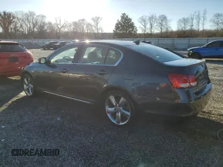 2008 Lexus GS 350 with VIN JTHBE96S380034323, listed as a Copart auction lot 48110705 with 238,921 mi miles and Salvage Title. Bid and sale history available at carsss.com. Image 2.