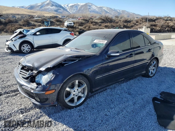 2007 Mercedes-Benz C 230 Sport with VIN WDBRF52H57F920704, listed as a Copart auction lot 41866955 with 93,551 mi miles and Salvage title. Bid and sale history available at DreamBid. Image 1.