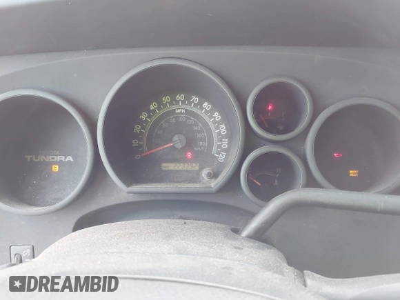 2010 Toyota Tundra with VIN 5TFLU5F10AX022832, listed as a IAAI auction lot 42504366 with 223,392 mi miles and . Bid and sale history available at DreamBid. Image 7.
