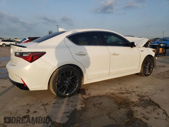 2022 Acura ILX Premium z VIN 19UDE2F85NA005158, wystawiony jako Copart lot #51091305 z przebiegiem 38 488 mil mil oraz Tytuł czysty. Historia ofert i sprzedaży dostępna na DreamBid. Obrazek 3.