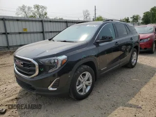 2019 GMC Terrain SLE z VIN 3GKALTEV2KL165110, wystawiony jako Copart lot #59335475 z przebiegiem 116 004 mil mil oraz Czysty tytuł • Clean title. Historia ofert i sprzedaży dostępna na DreamBid. Obrazek 1.