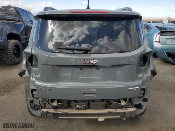 2021 Jeep Renegade 80th Anniversary with VIN ZACNJDBB4MPN24578, listed as a Copart auction lot 45059845 with 16,498 mi miles and Salvage Title. Bid and sale history available at carsss.com. Image 6.