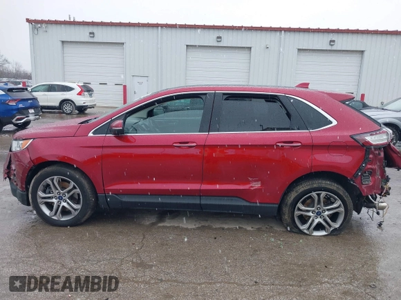2015 Ford Edge Titanium with VIN 2FMPK4K88FBB76686, listed as a IAAI auction lot 41743766 with 68,913 mi miles. Bid and sale history available at carsss.com. Image 14.