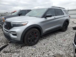 2020 Ford Explorer ST with VIN 1FM5K8GC7LGD16792, listed as a Copart auction lot 53355285 with 47,263 mi miles and Salvage Title. Bid and sale history available at DreamBid. Image 1.