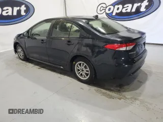 2021 Toyota Corolla Hybrid LE with VIN JTDEAMDE3MJ007296, listed as a Copart auction lot 44492055 with 96,373 mi miles and Clean Title. Bid and sale history available at carsss.com. Image 2.
