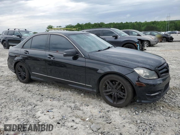 2012 Mercedes-Benz C-Class C 300 Sport with VIN WDDGF8BB2CA597036, listed as a Copart auction lot 54201325 with 172,063 mi miles and Salvage Title. Bid and sale history available at carsss.com. Image 4.