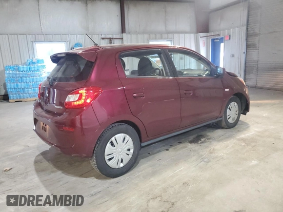 2018 Mitsubishi Mirage ES с VIN ML32A3HJ1JH004049, выставлен на аукционе Copart как лот 53874285 с пробегом 48 046 миль миль и Списание • Salvage title. История ставок и продаж доступна на DreamBid. Изображение 3.