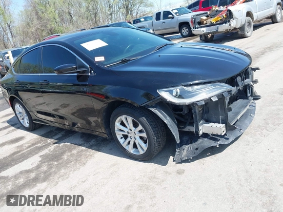 2015 Chrysler 200 Limited with VIN 1C3CCCAB6FN598486, listed as a IAAI auction lot 41910182 with 193,369 mi miles and . Bid and sale history available at DreamBid. Image 1.