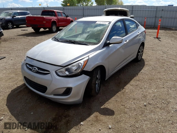 2017 Hyundai Accent SE with VIN KMHCT4AEXHU283030, listed as a Copart auction lot 61574902 with 0 mi miles. Bid and sale history available at carsss.com. Image 2.