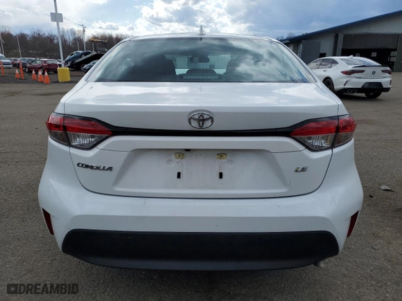 2024 Toyota Corolla LE with VIN 5YFB4MDE4RP164557, listed as a Copart auction lot 53449675 with 26,733 mi miles and Salvage Title. Bid and sale history available at carsss.com. Image 6.