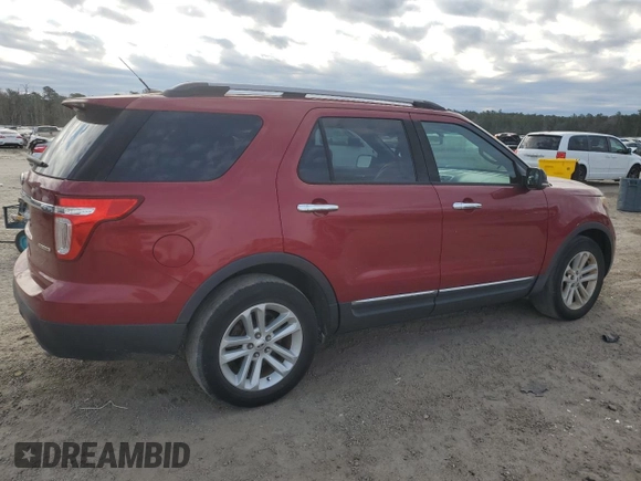2013 Ford Explorer XLT with VIN 1FM5K7D84DGA57674, listed as a Copart auction lot 88673515 with 95,534 mi miles and Salvage Title. Bid and sale history available at carsss.com. Image 3.