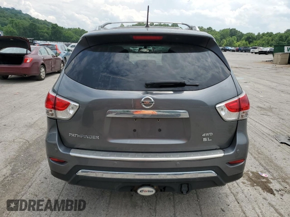 2015 Nissan Pathfinder Platinum z VIN 5N1AR2MM8FC695270, wystawiony jako Copart lot #62685795 z przebiegiem 111 998 mil mil oraz Szkoda całkowita • Salvage title. Historia ofert i sprzedaży dostępna na DreamBid. Obrazek 6.