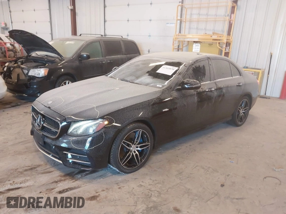 2020 Mercedes-Benz E AMG E 53 with VIN WDDZF6BB8LA743565, listed as a IAAI auction lot 41369870 with 59,726 mi miles. Bid and sale history available at carsss.com. Image 17.