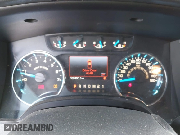 2013 Ford F-150 XL with VIN 1FTFW1EFXDFD00367, listed as a IAAI auction lot 41791175 with 165,150 mi miles and . Bid and sale history available at DreamBid. Image 16.