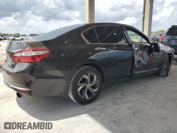 2017 Honda Accord Sedan LX with VIN 1HGCR2F34HA148174, listed as a Copart auction lot 51297945 with 115,738 mi miles and Salvage Title. Bid and sale history available at carsss.com. Image 3.
