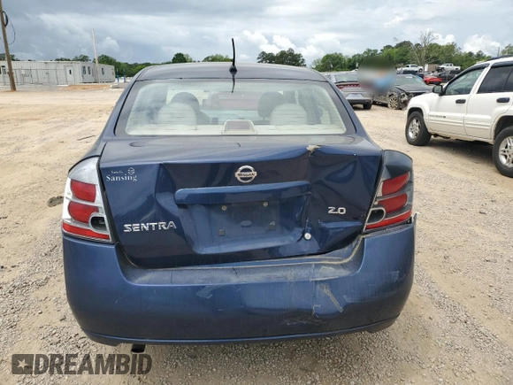 2007 Nissan Sentra 2.0 with VIN 3N1AB61E77L658619, listed as a Copart auction lot 53903715 with 115,665 mi miles and Salvage Title. Bid and sale history available at DreamBid. Image 6.
