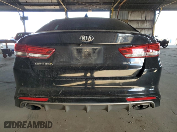 2016 Kia Optima SX Turbo with VIN 5XXGW4L22GG095252, listed as a Copart auction lot 42609305 with 159,528 mi miles and Salvage Title. Bid and sale history available at carsss.com. Image 6.