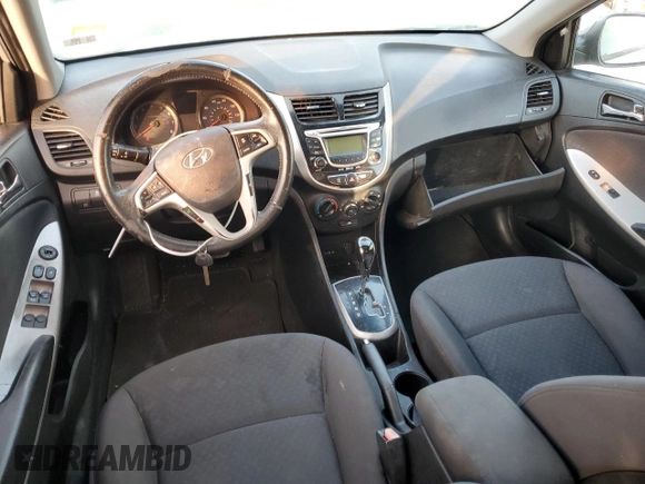 2012 Hyundai Accent SE with VIN KMHCU5AE4CU058727, listed as a Copart auction lot 54253065 with 177,409 mi miles and Salvage Title. Bid and sale history available at carsss.com. Image 8.