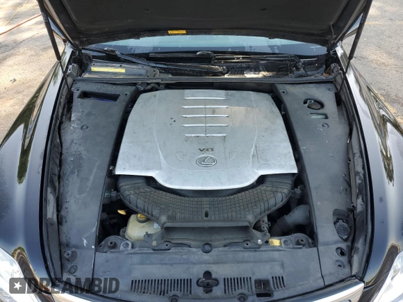 2008 Lexus LS 460 with VIN JTHBL46F485067927, listed as a Copart auction lot 52047645 with 177,648 mi miles and Salvage title. Bid and sale history available at DreamBid. Image 11.