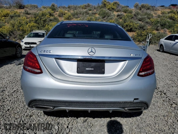 2016 Mercedes-Benz C 300 Luxury with VIN 55SWF4KB4GU114849, listed as a Copart auction lot 53746675 with Not provided miles and Salvage title. Bid and sale history available at DreamBid. Image 6.