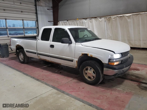 2002 Chevrolet Silverado 1500 LS with VIN 1GCEK19T62E209512, listed as a Copart auction lot 49700255 with 204,230 mi miles and Salvage Title. Bid and sale history available at carsss.com. Image 4.
