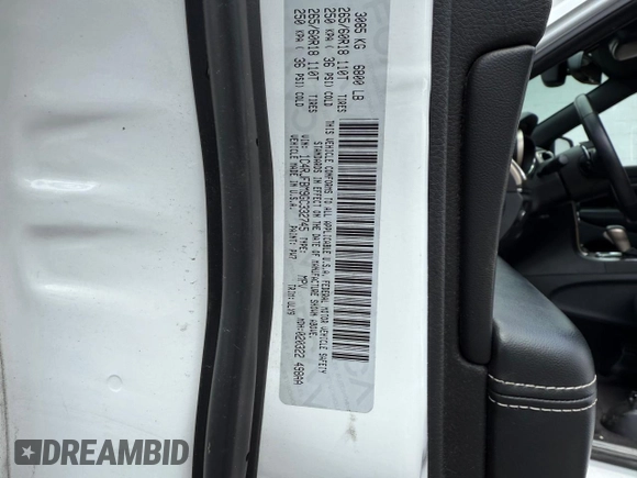 2016 Jeep Grand Cherokee Limited with VIN 1C4RJFBM9GC332745, listed as a Copart auction lot 57839245 with 88,835 mi miles and Clean title. Bid and sale history available at DreamBid. Image 10.