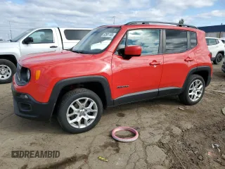 2017 Jeep Renegade Latitude with VIN ZACCJBBB1HPF30410, listed as a Copart auction lot 52881105 with 139,517 mi miles and Clean Title. Bid and sale history available at carsss.com. Image 1.