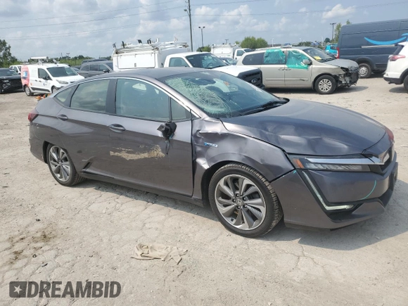 2018 Honda Clarity Plug-In Hybrid Touring with VIN JHMZC5F33JC004488, listed as a Copart auction lot 63013614 with 221,506 mi miles and Salvage Title. Bid and sale history available at carsss.com. Image 4.