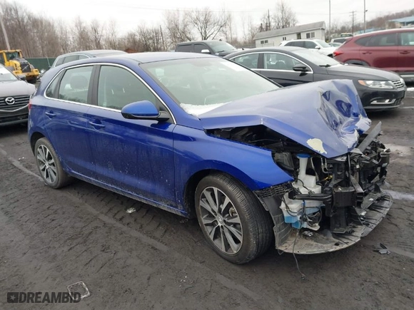 2020 Hyundai Elantra GT with VIN KMHH35LE2LU137626, listed as a IAAI auction lot 41564173 with 37,034 mi miles. Bid and sale history available at carsss.com. Image 1.