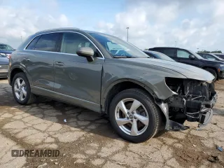 2019 Audi Q3 Premium Plus with VIN WA1BECF31K1083345, listed as a Copart auction lot 62835714 with 51,274 mi miles and Salvage Title. Bid and sale history available at carsss.com. Image 4.