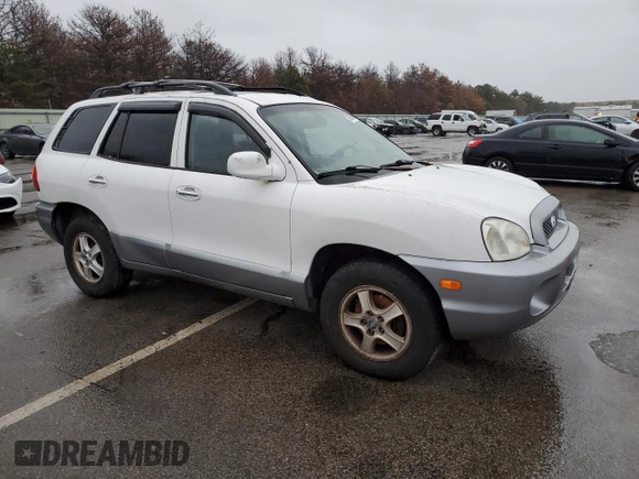 2004 Hyundai Santa Fe GLS with VIN KM8SC13E24U817414, listed as a Copart auction lot 52744954 with 170,833 mi miles and Non Repairable. Bid and sale history available at carsss.com. Image 4.