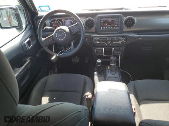 2023 Jeep Gladiator Sport z VIN 1C6HJTAG1PL577844, wystawiony jako Copart lot #73632474 z przebiegiem 20 527 mil mil oraz Szkoda całkowita • Salvage title. Historia ofert i sprzedaży dostępna na DreamBid. Obrazek 8.