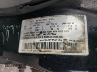 1996 Mazda 626 z VIN 1YVGE22C2T5585359, wystawiony jako Copart lot #74568444 z przebiegiem 159 922 mil mil oraz Szkody całkowita. Historia ofert i sprzedaży dostępna na DreamBid. Obrazek 14.