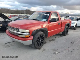 2000 Chevrolet Silverado 1500 with VIN 1GCEC14W8YZ158580, listed as a Copart auction lot 87218854 with 0 mi miles and Salvage Title. Bid and sale history available at carsss.com. Image 1.